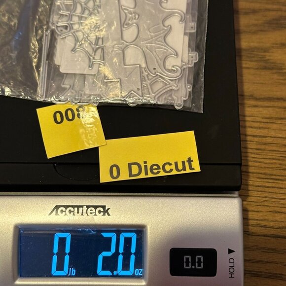 Halloween Metal Die Cut Lot Witch Bat Spiders Trick Treat Ghost Cauldron Set - Picture 8 of 8